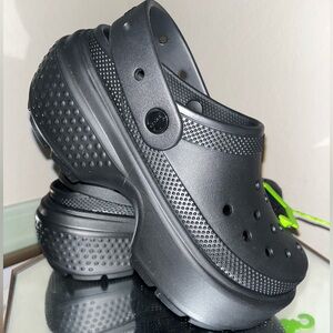 CROCS Stomp High Platform Clog Shoes